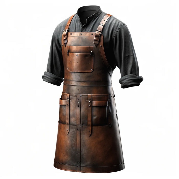 Leather Apron For store Men Christmas Gift Personalized Apron With Pockets