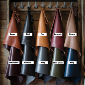 Leather Log Carrier Color Variation