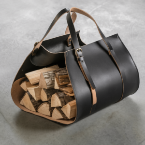 Hiking Logs Pull Up Leather Log Carrier