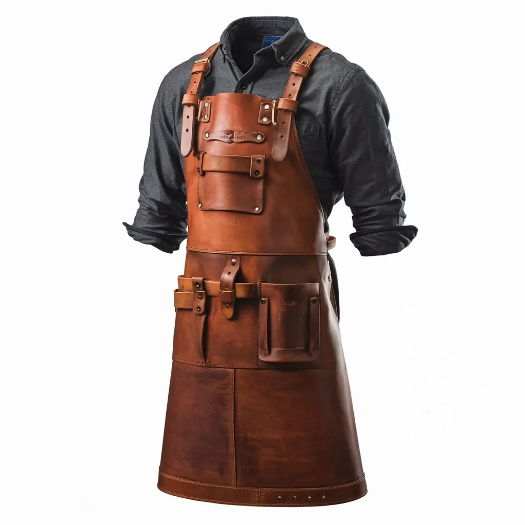 Leather Apron | Welding Blacksmithing Custom Shop Apron popular | Adjustable | Leather Work Smock | Father's Day Gifts | Leather Anniversary Gifts