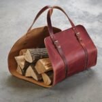 Campfire Logs Pull Up Leather Log Carrier
