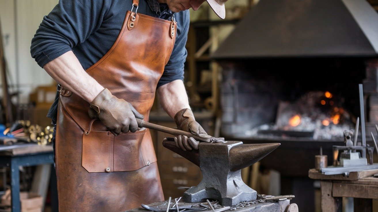 What Weight Leather is Ideal for a Blacksmith Apron?