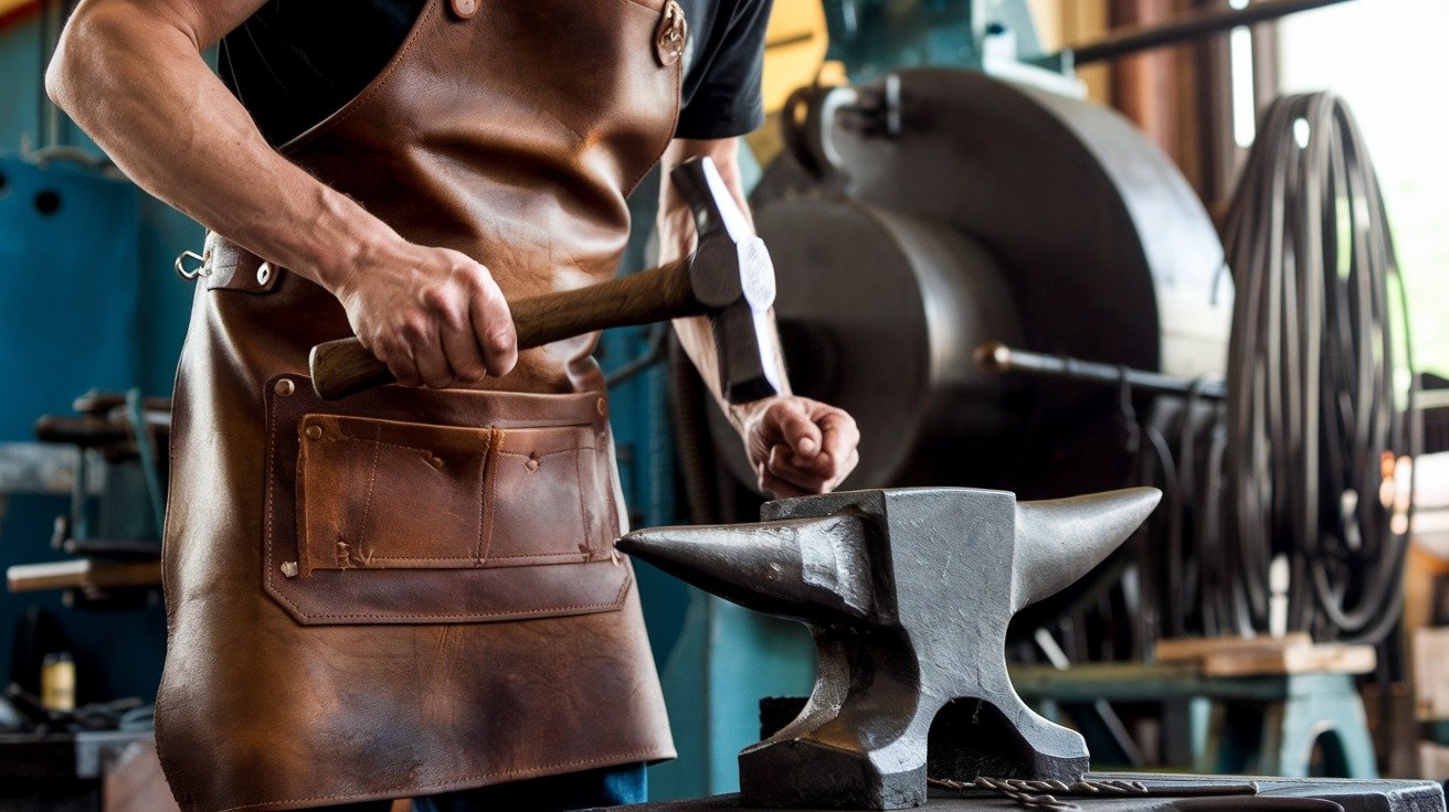 What Weight Leather is Ideal for a Blacksmith Apron?