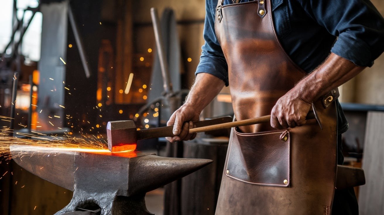 What Weight Leather is Ideal for a Blacksmith Apron?
