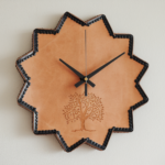Antique Vibe Nostalgic Leather Wall Clock