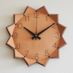 Timeless Heritage Vintage Leather Wall Clock