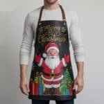 Cozy Cabin Black Crazy Horse Leather Apron