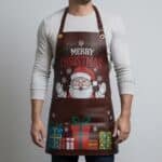 Candy Cane Craft Brown Crazy Horse Leather Apron