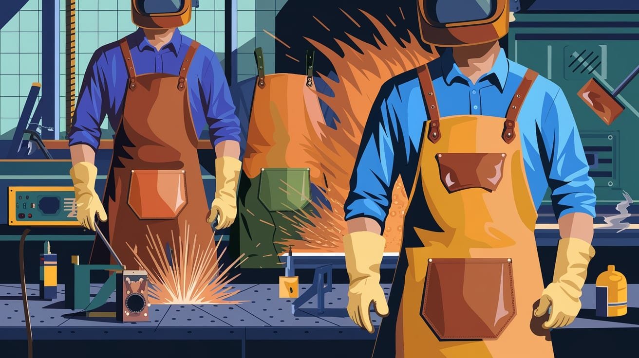 Why Leather Is Preferred for Welding Aprons?