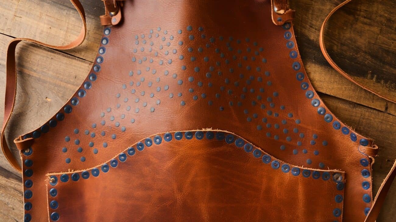 Mastering Edge Painting on Leather Aprons