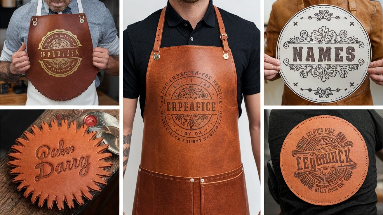 Crafting Perfection: Personalized Designs on Leather Aprons