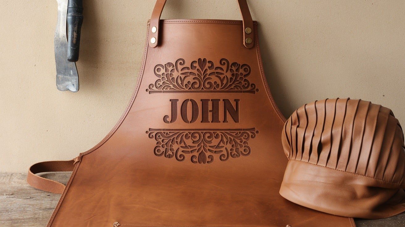 The Art of Personalization: Laser Cut Names on Leather Aprons
