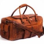 Custom Leather Travel Bag-Weekender & Carry-On for Men-Great Christmas Gift