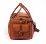 Custom Leather Travel Bag-Weekender & Carry-On for Men-Great Christmas Gift