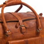 Custom Leather Travel Bag-Weekender & Carry-On for Men-Great Christmas Gift