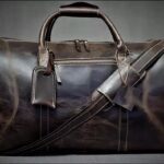 Full Grain Leather Travel Duffle Bag
