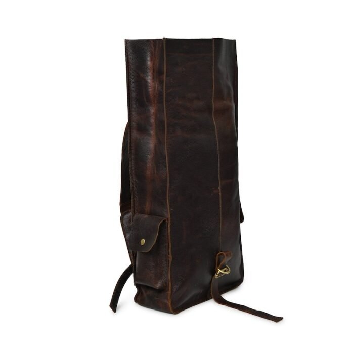 Leather Rolltop Backpack-Custom Laptop & Travel Bag for Men & Women