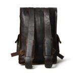 Leather Rolltop Backpack-Custom Laptop & Travel Bag for Men & Women