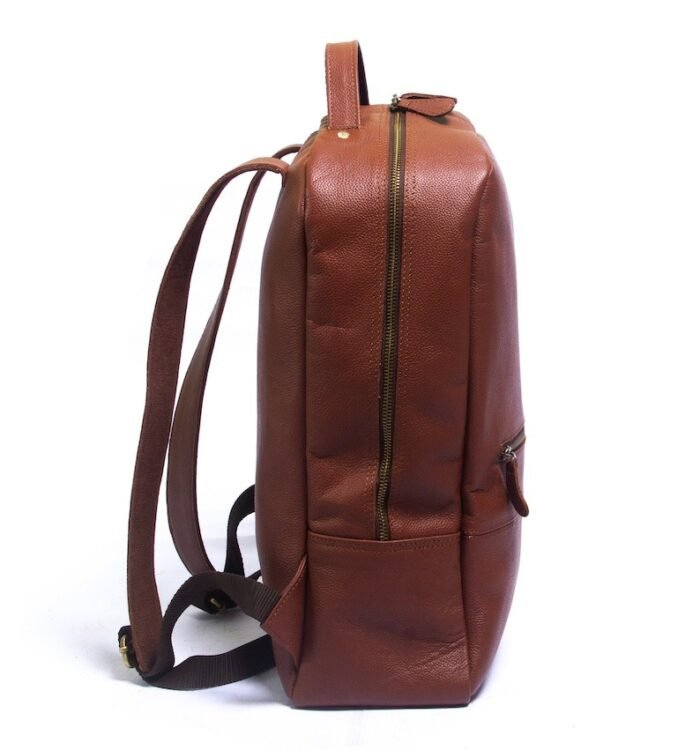 Personalized Engraved Leather Backpack-Diaper Bag- Laptop Bag & Travel-Rucksack for Him and Her