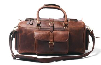 Personalized Leather Duffle & Weekender Travel Carry-On Luggage