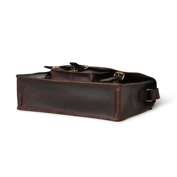 Personalized Leather Laptop Bag – Buffalo Messenger