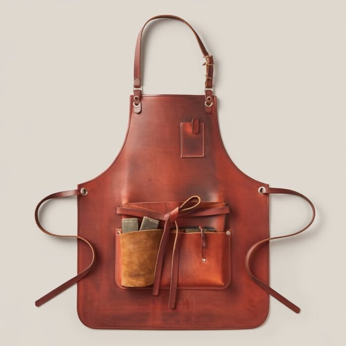Brown Steel Haven Blacksmith Leather Apron