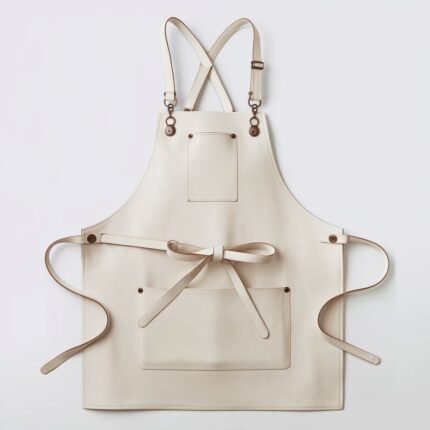 White Forge Shield Blacksmith Leather Apron