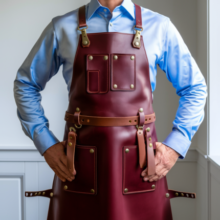 Supreme Workhorse Crazy Horse Leather Apron for Heavy-Duty Tasks