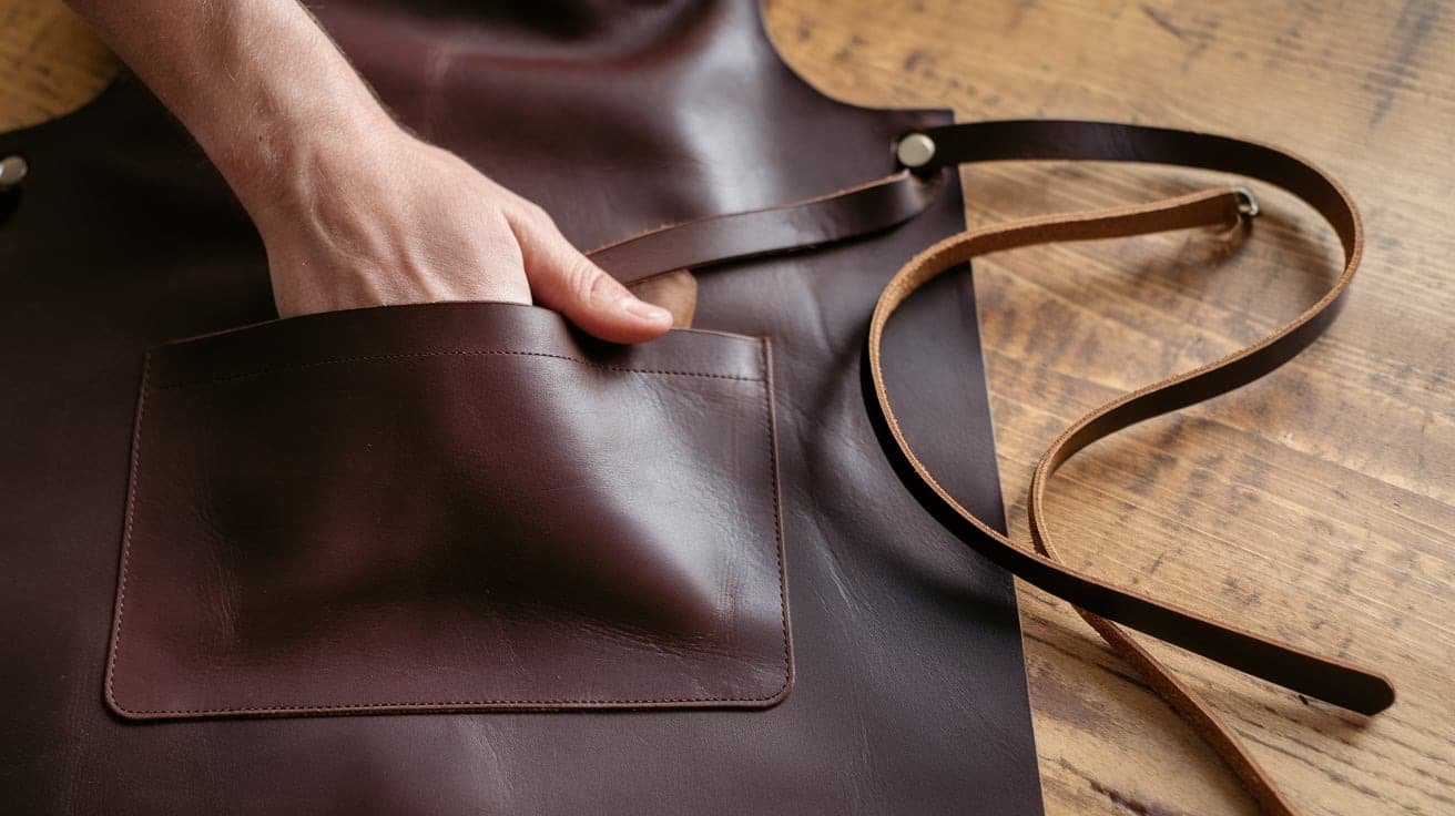 DIY Leather Apron: Sew Without Using Pattern Pieces
