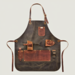 VelvetPour Luxury Leather Bar Apron | Designed for Cocktail Masters